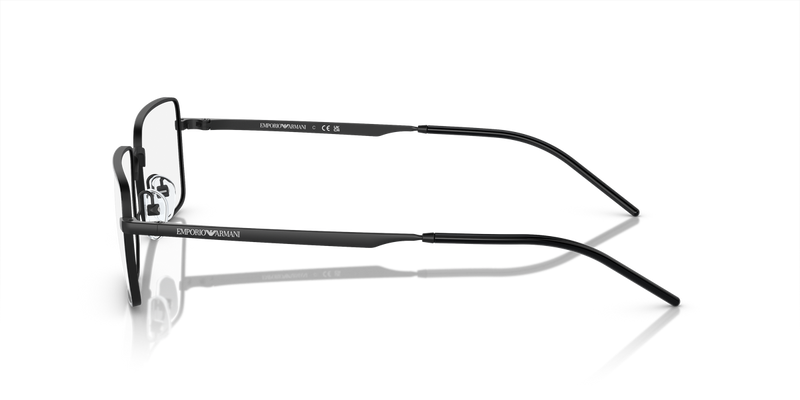 Emporio Armani EA1153 in Matte Black / Demo Lens (3001) - Back View