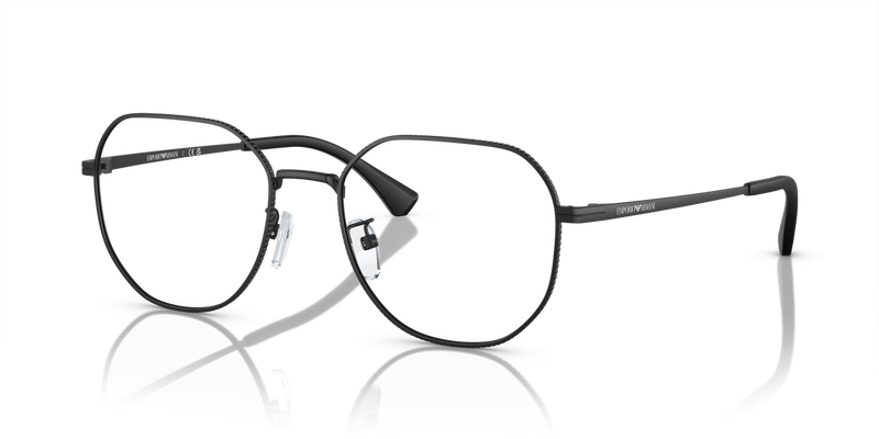 Emporio Armani EA1154D in Matte Black / Demo Lens (3001) - Front View