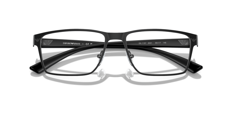 Emporio Armani EA1157 in Matte Black - Side View