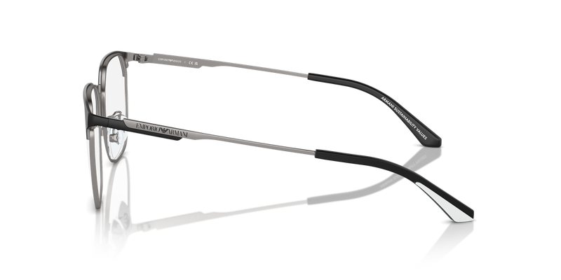 Emporio Armani EA1158D in Matte Black/Gunmetal / Demo Lens (3001) - Back View