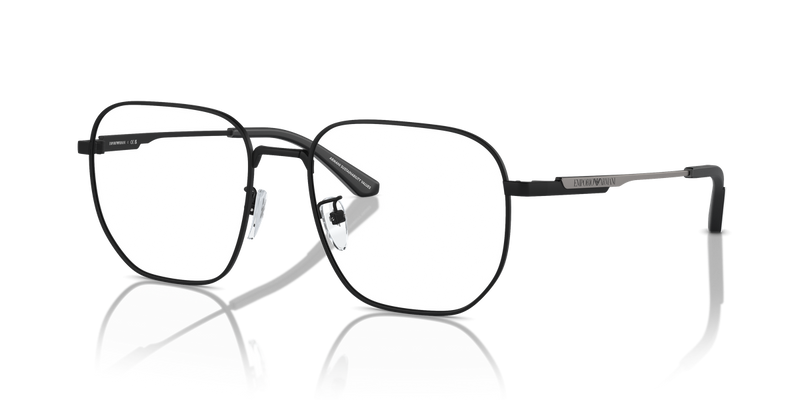 Emporio Armani EA1159D in Matte Black / Demo Lens (3001) - Front View