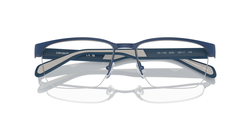 Emporio Armani EA1162 in Matte Blue / Demo Lens (3050) - Alternate View