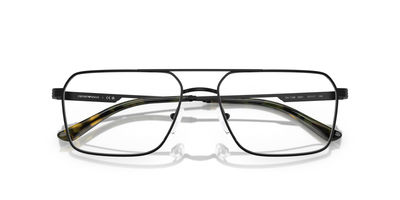 Emporio Armani EA1166 in Matte Black - Side View