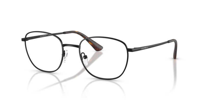 Emporio Armani EA1191 in Matte Black - Front View