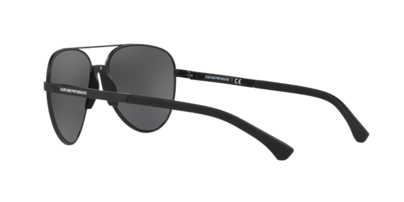 Emporio Armani EA2059 in Matte Black - Side View