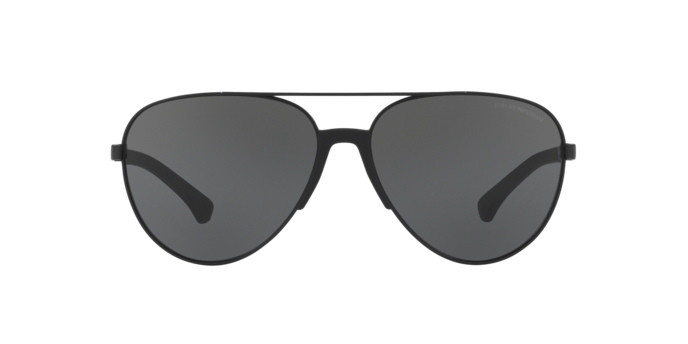 Emporio Armani EA2059 in Matte Black / Grey (320387) - Alternate View