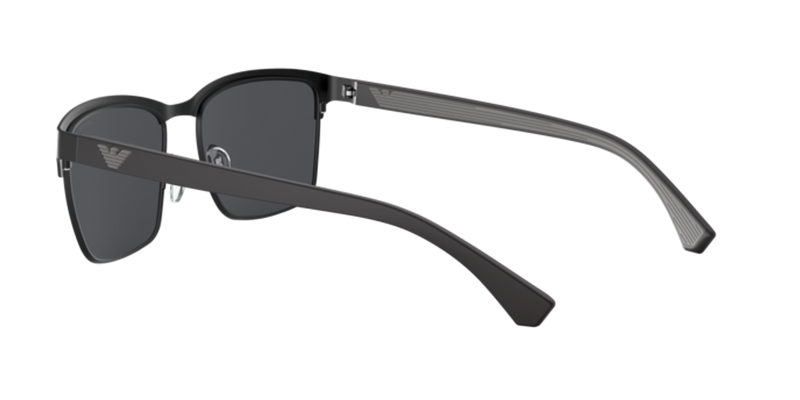 Emporio Armani EA2087 in Matte Black - Side View