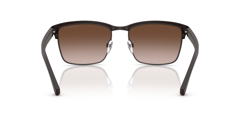 Emporio Armani EA2087 in Matte Brown / Gradient Brown (339013) - Alternate View