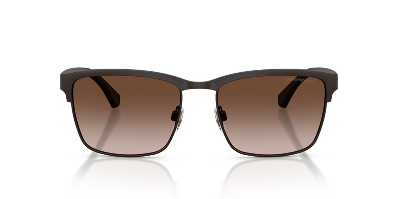 Emporio Armani EA2087 in Matte Brown / Gradient Brown (339013) - Alternate View