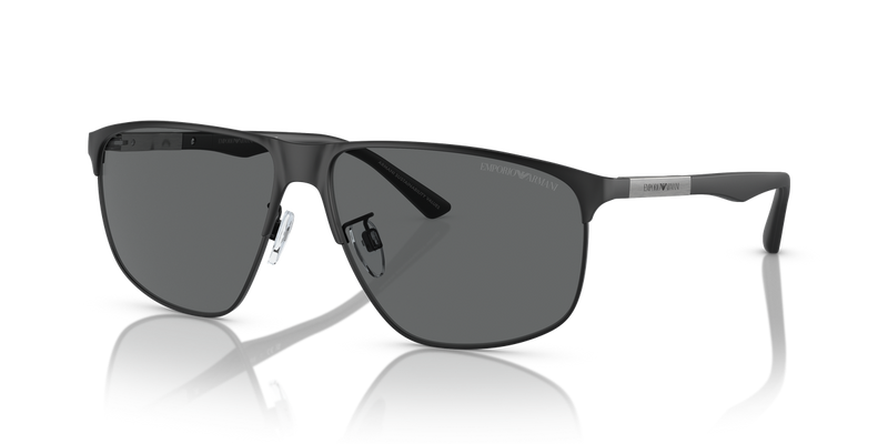 Emporio Armani EA2094 in Matte Black - Front View