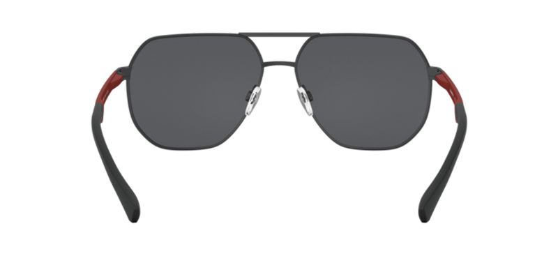 Emporio Armani EA2099D in Matte Black - Back View