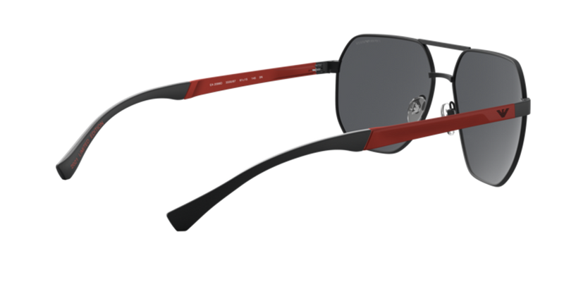 Emporio Armani EA2099D in Matte Black - Temple Detail