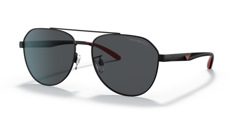 Emporio Armani EA2129D in Matte Black / Dark Grey (300187) - Front View