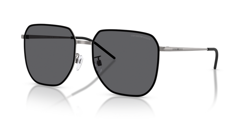 Emporio Armani EA2135D in Matte Gunmetal / Polarized Grey (300381) - Front View