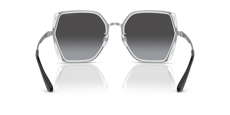 Emporio Armani EA2142D in Shiny Crystal/Silver / Gradient Grey (30158G) - Temple Detail