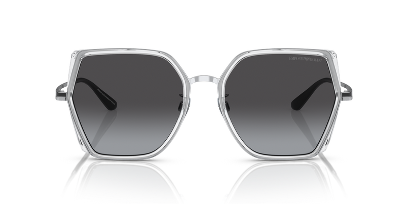 Emporio Armani EA2142D in Shiny Crystal/Silver / Gradient Grey (30158G) - Alternate View
