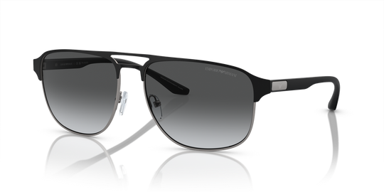 Emporio Armani EA2144 - Matte Gunmetal/Black / Polarized Grey Gradient (336511)