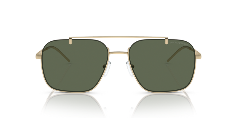 Emporio Armani EA2150 in Shiny Pale Gold / Dark Green (301371) - Alternate View