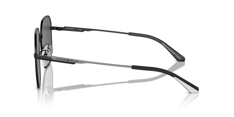 Emporio Armani EA2154D in Matte Black / Dark Grey (300187) - Back View