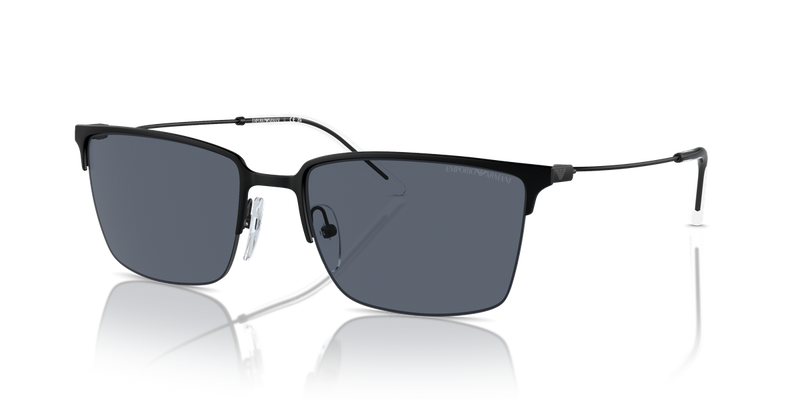 Emporio Armani EA2155 in Matte Black / Dark Grey (300187) - Front View