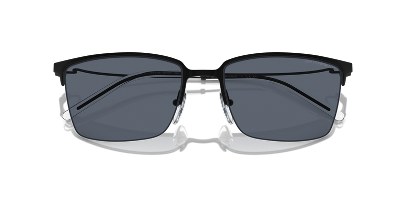 Emporio Armani EA2155 in Matte Black / Dark Grey (300187) - Side View