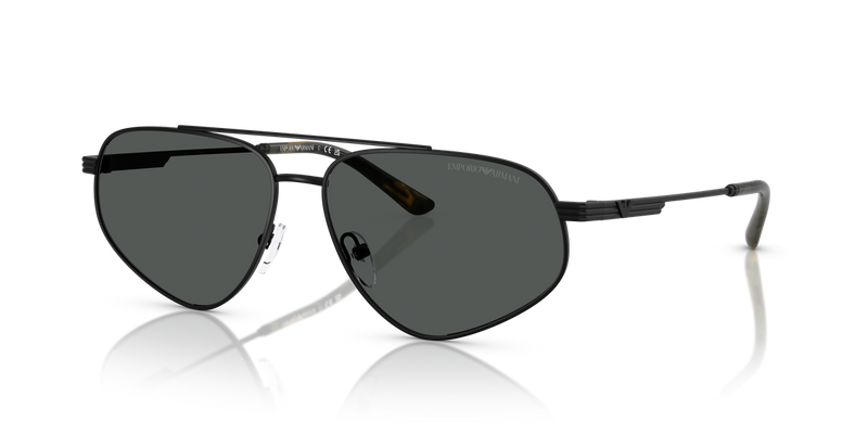 Emporio Armani EA2156 in Matte Black / Dark Grey (300187) - Front View
