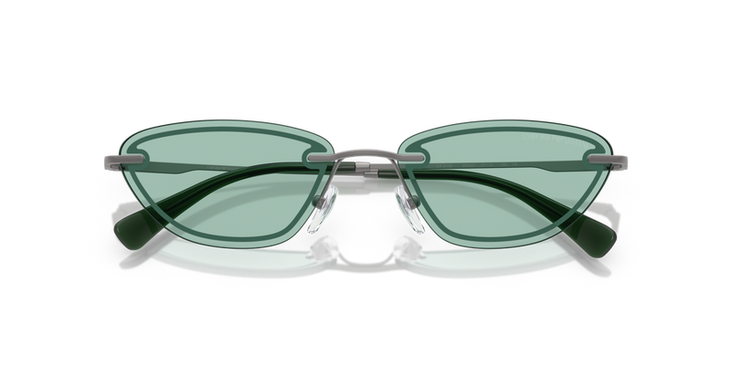 Emporio Armani EA2158 in Matte Gunmetal / Green (3003/2) - Side View