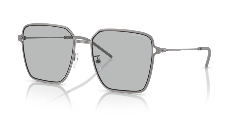 Emporio Armani EA2159D in Matte Gunmetal / Light Grey (300387) - Front View