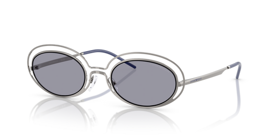 Emporio Armani EA2160 - Shiny Gunmetal / Blue (301080)