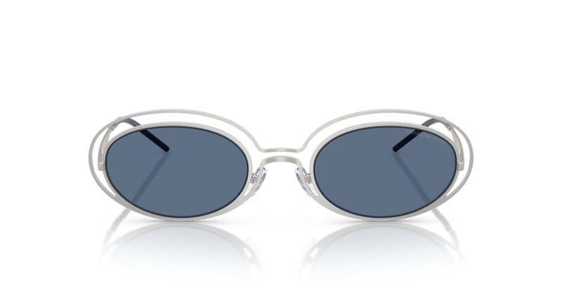 Emporio Armani EA2160 in Matte Silver / Dark Blue (304580) - Alternate View