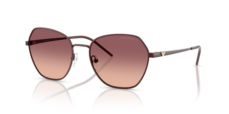 Emporio Armani EA2161 in Matte Bordeaux / Pink Gradient Violet (34018D) - Alternate View