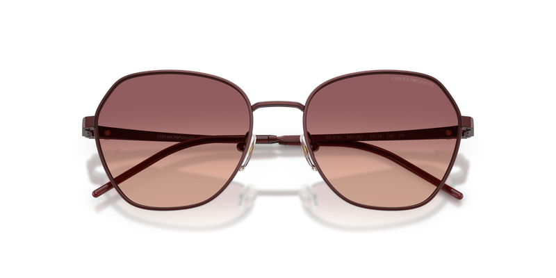 Emporio Armani EA2161 in Matte Bordeaux / Pink Gradient Violet (34018D) - Alternate View
