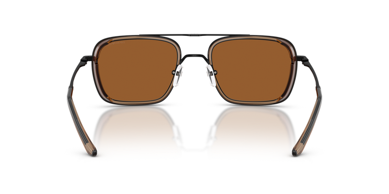 Emporio Armani EA2162 in Matte Black / Dark Bronze (300163) - Temple Detail