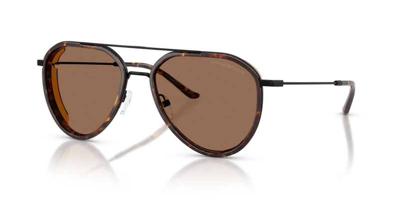 Emporio Armani EA2163 in Matte Black / Dark Brown (300173) - Alternate View