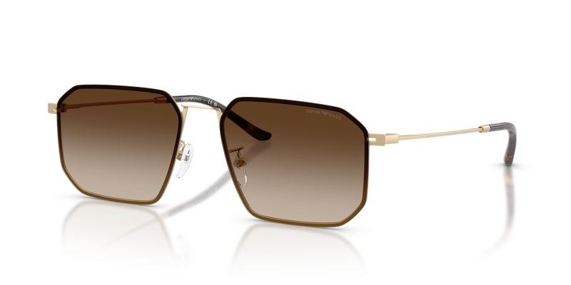 Emporio Armani EA2165D in Matte Pale Gold / Gradient Brown (300213) - Alternate View