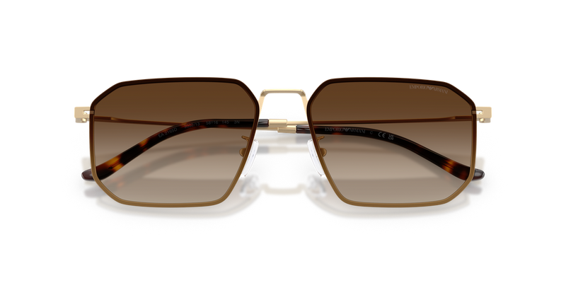 Emporio Armani EA2165D in Matte Pale Gold / Gradient Brown (300213) - Alternate View