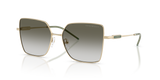 Shiny Pale Gold / Clear Gradient Dark Green (30132A)