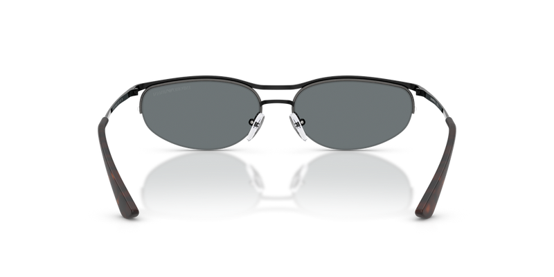 Emporio Armani EA2180 in Matte Anticate Silver - Temple Detail