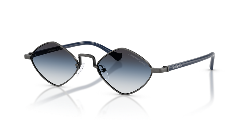 Emporio Armani EA2182 in Shiny Anticate Silver - Front View