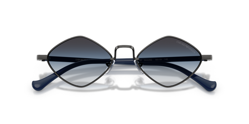 Emporio Armani EA2182 in Shiny Anticate Silver - Side View