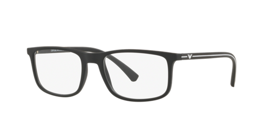 Emporio Armani EA3135F - Rubber Black / Demo Lens (5063)