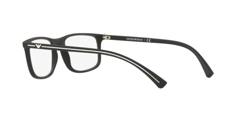 Emporio Armani EA3135F in Rubber Black - Side View