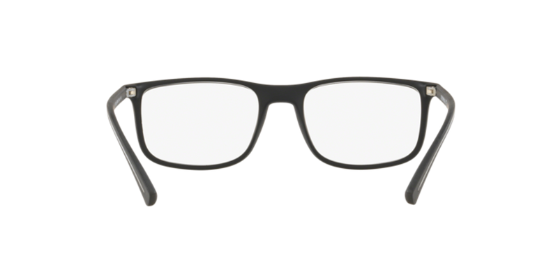 Emporio Armani EA3135F in Rubber Black - Back View