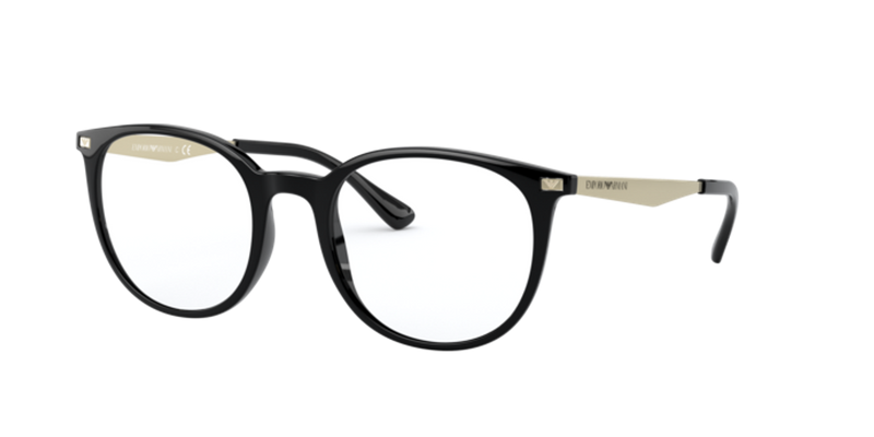Emporio Armani EA3168 in Shiny Black - Alternate View