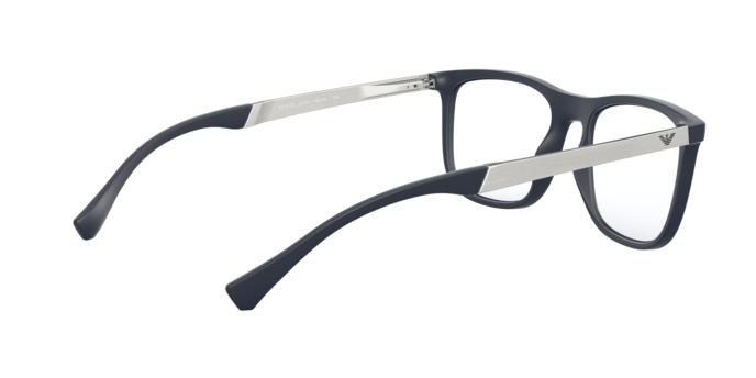 Emporio Armani EA3170 in Rubber Blue / Demo Lens (5474) - Temple Detail