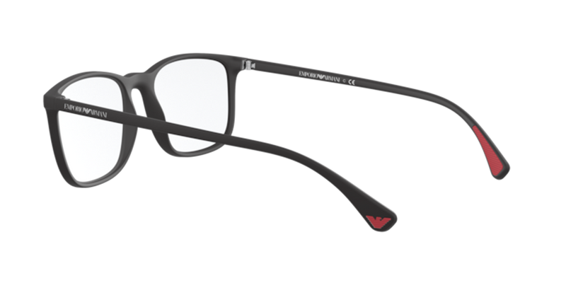 Emporio Armani EA3177 in Matte Black - Side View