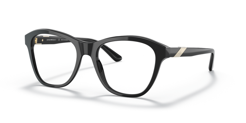 Emporio Armani EA3195 in Shiny Black / Demo Lens (5875) - Front View