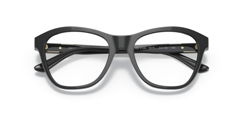 Emporio Armani EA3195 in Shiny Black / Demo Lens (5875) - Side View