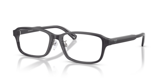 Emporio Armani EA3215D - Shiny Transparent Grey / Demo Lens (5029)