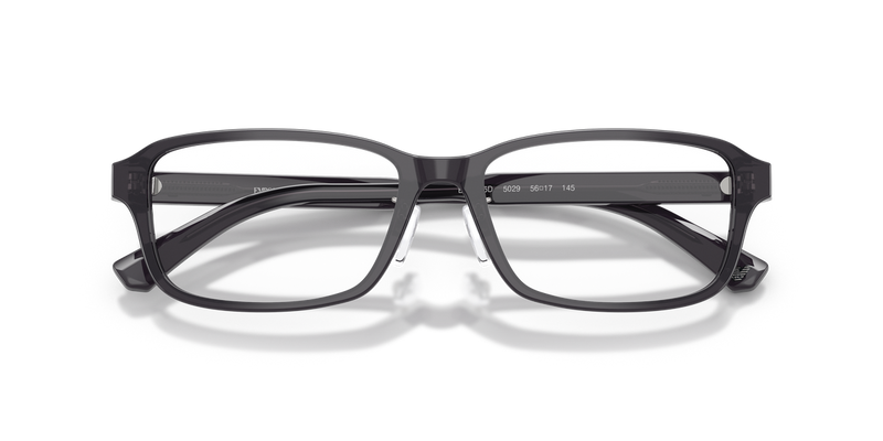 Emporio Armani EA3215D in Shiny Transparent Grey - Side View